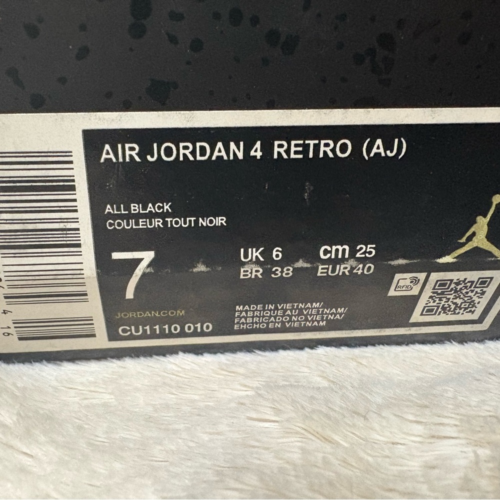 Jordan Men's Black High-Top Sneakers - Picture 4 of 10